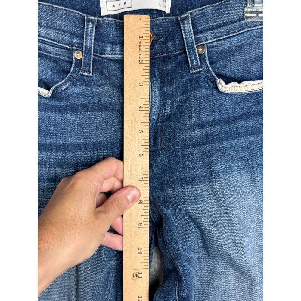 AYR Jeans Women's 25 x 26 The Chiller Stretch Skinny Medium Wash Blue Denim - Picture 9 of 10